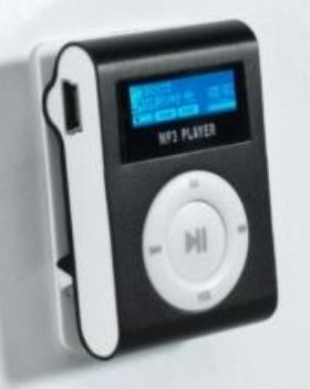 供应超低价有屏苹果夹子MP3